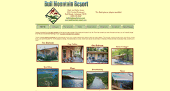 Desktop Screenshot of bullmountain-resort.com
