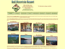 Tablet Screenshot of bullmountain-resort.com